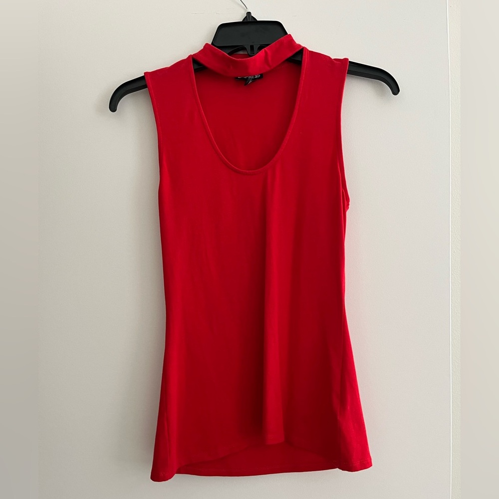 Express Vibrant Red Tank Top